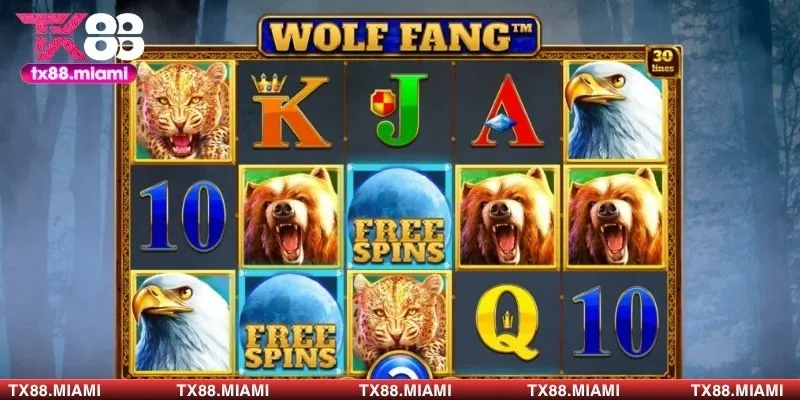 Wolf Fang là game slot hấp dẫn hiện nay tại TX88 